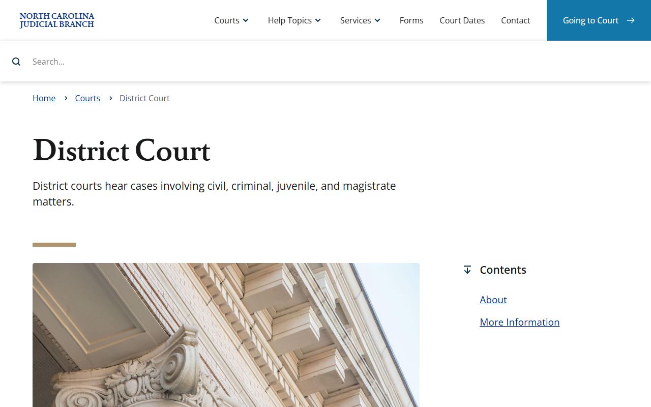 Alamance County court dockets District Court