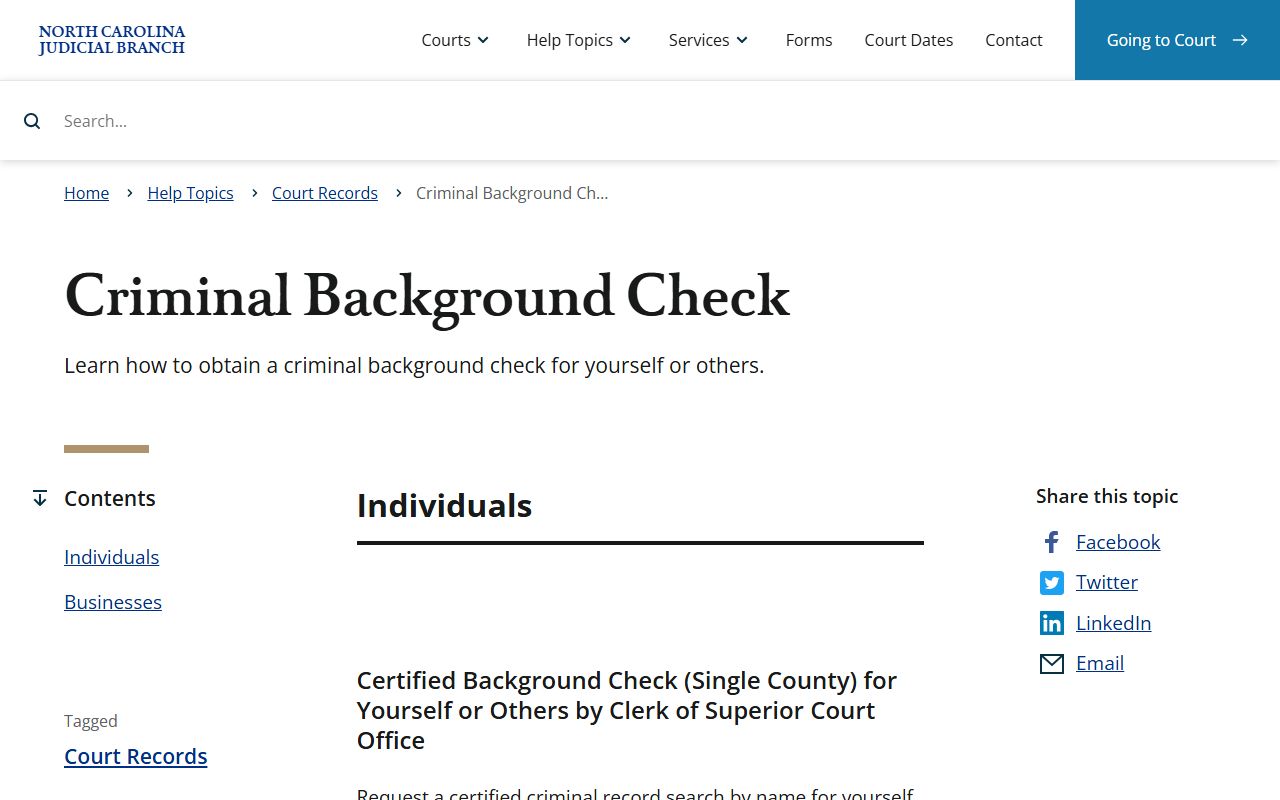 Alamance County court records criminal background check information