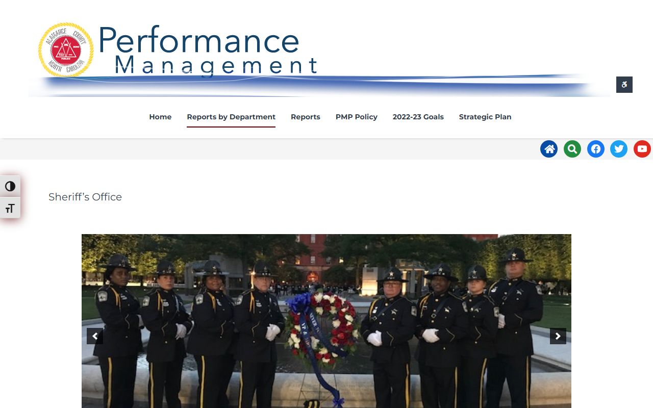 Alamance County inmate records Sheriff's Office performance source